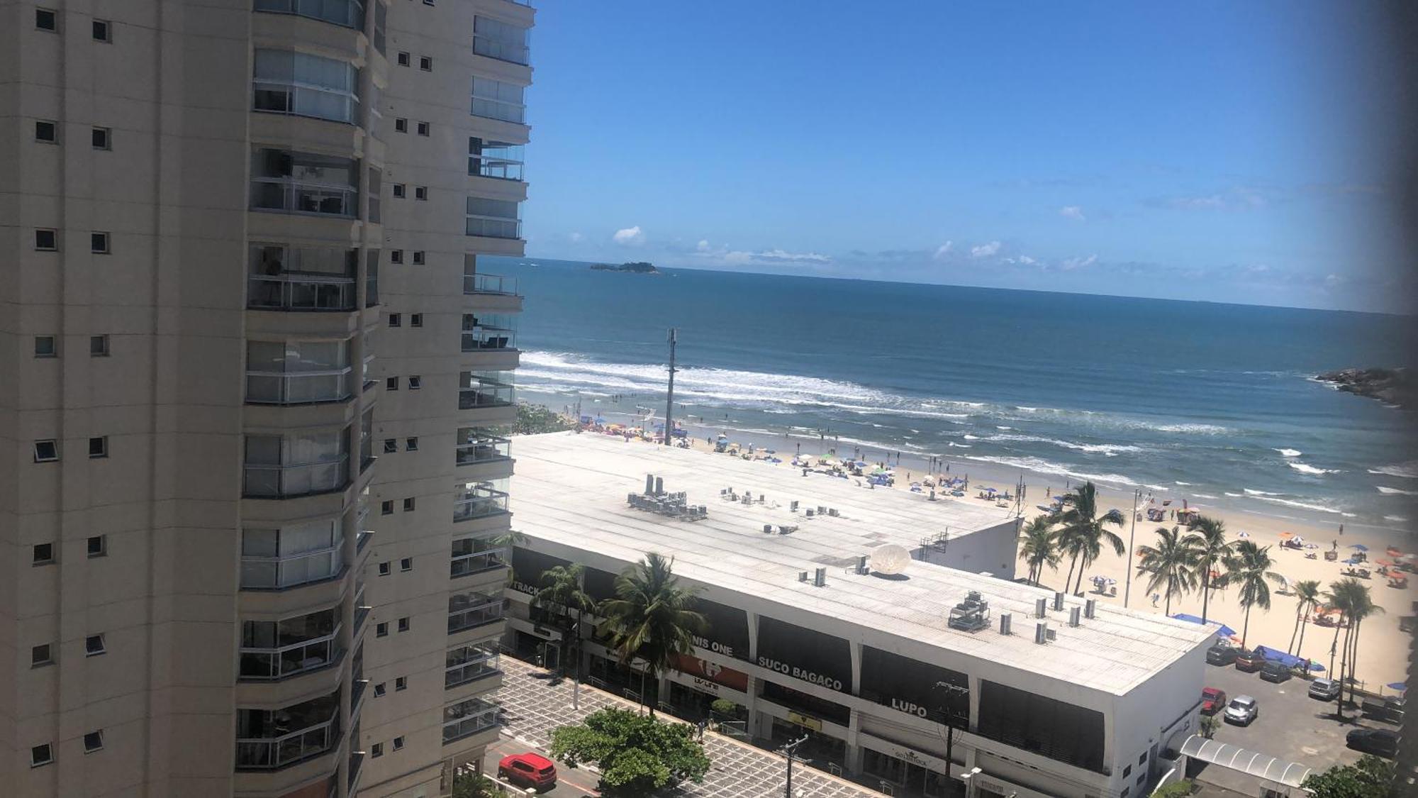 Guaruja Pitangueiras apto na praia Guarujá Exterior foto